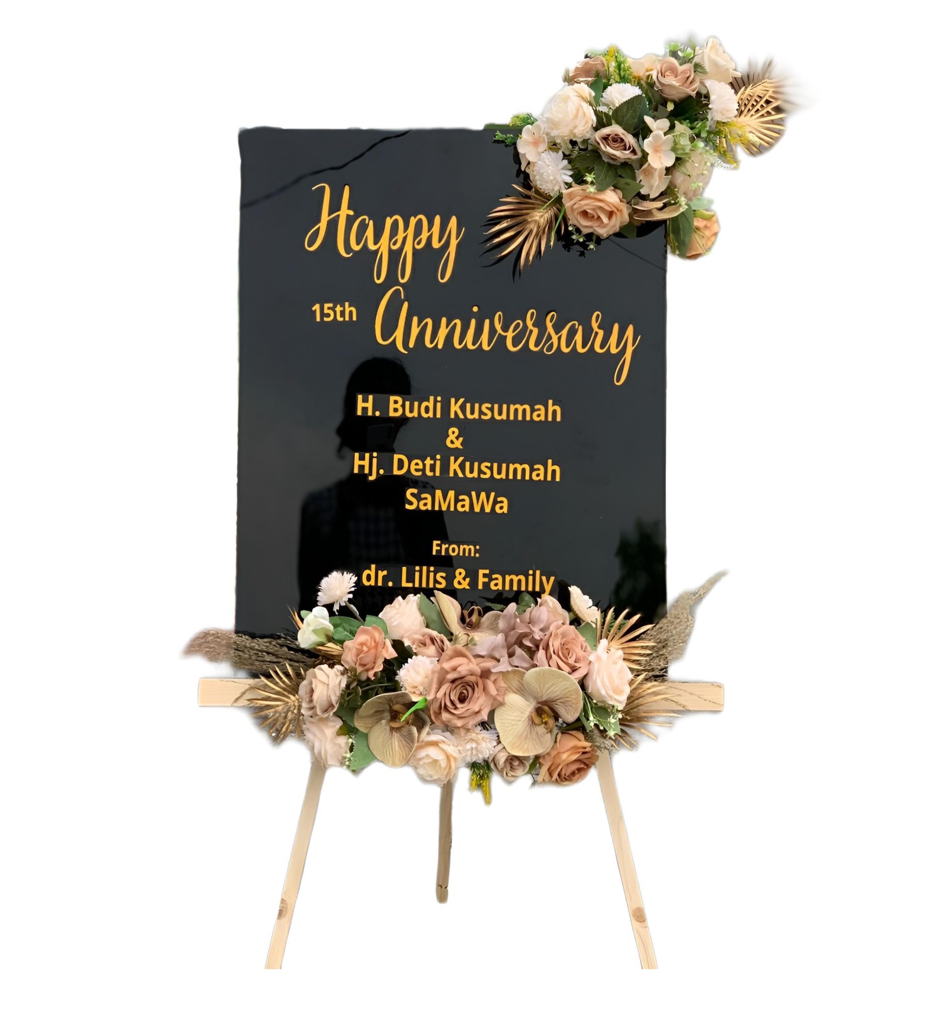 Papan Bunga Akrilik Talang