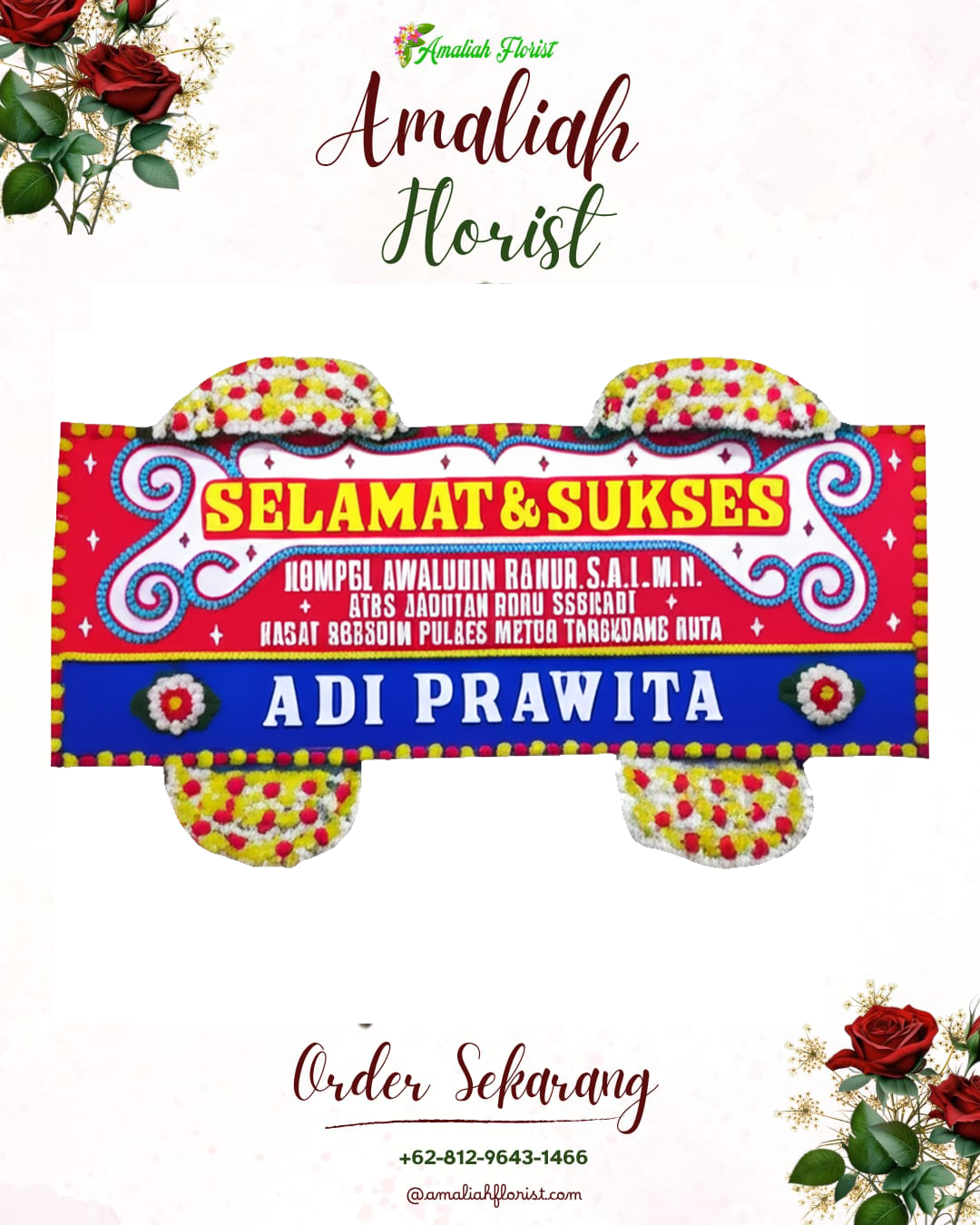 Papan Bunga Ucapan Selamat Talang
